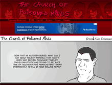 Tablet Screenshot of churchof.poisonedminds.com